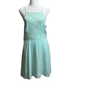 Altar'd State Sleeveless Mint Lace Summer Dress89